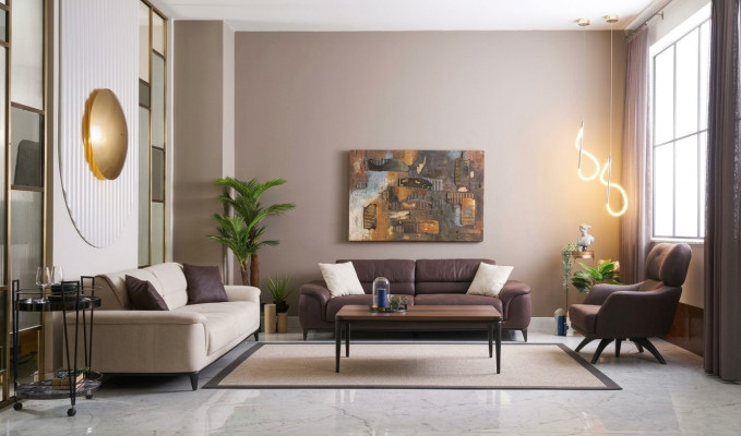 Couchgarnitur Sofagarnitur Sofa Sessel Stoffsofa Set 4tlg Polstersofas