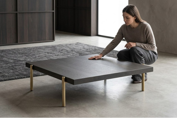 Couchtisch Beistelltisch Kaffeetisch Holz Braun Sofatisch Modern Tisch