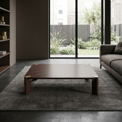 Couchtisch Beistelltisch Wohnzimmer Kaffeetisch Braun Holz Tisch