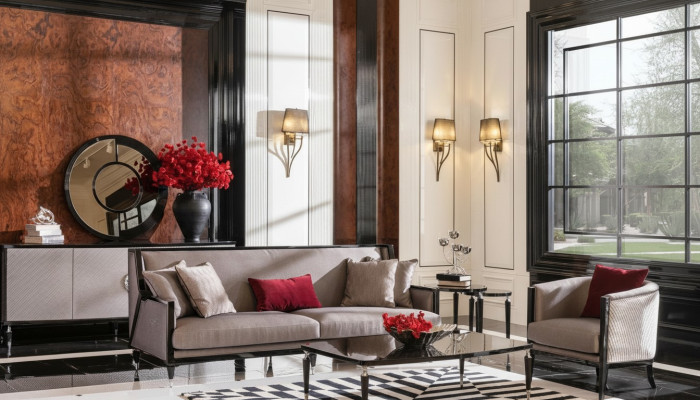 Sofagarnitur Dreisitzer Sessel Couchtische Set 5tlg Grau Stoffsofa