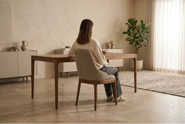 Gruppe Stühle Küchenstühle Esszimmerstühle Beige 6tlg Modern Stoff
