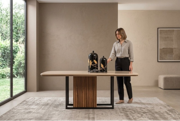 Esstisch Tisch Esszimmertisch Holz Braun Modern Esszimmer Holztisch