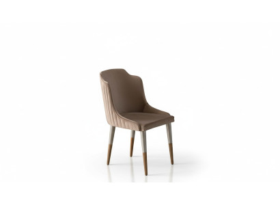 Braune Esszimmerstühle Gruppe Küchenstühle 6tlg Stoffstühle Esszimmer