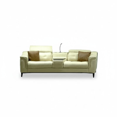 Beiger Zweisitzer Designer Sofa 2-Sitzer Wohnzimmer Luxuriöse Sitzmöbel