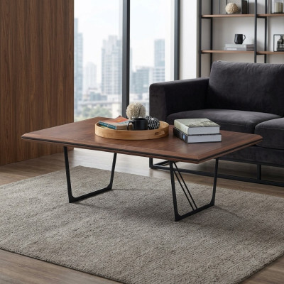 Couchtisch Kaffeetisch Sofatisch Beistelltisch Holz Braun Holztisch