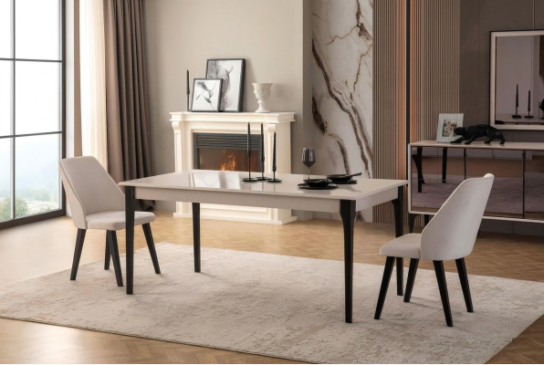 Esszimmertisch Esstisch Tisch Esszimmer Möbel Essecke Holz Weiß