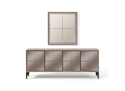 Anrichte Luxus Sideboard Schrank Kommode Holzschrank Holz Weiß Modern