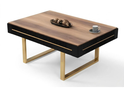 Couchtisch Kaffeetisch Sofatisch Beistelltisch Holz Braun Tisch Design