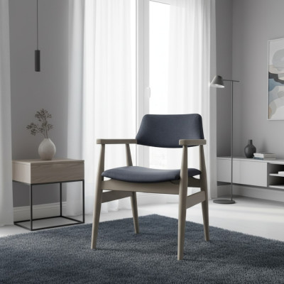 Sitzgarnitur Esszimmerstühle Esszimmer Polsterstühle Grau 6tlg Stühle