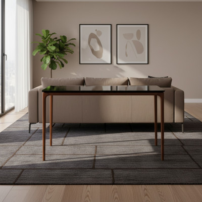 Klassischе Esstisch Esszimmertisch Braun Holz Holztisch Tisch 130 cm