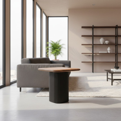 Beistelltisch Couchtisch Kaffeetisch Sofatisch Holz Braun Tisch Design