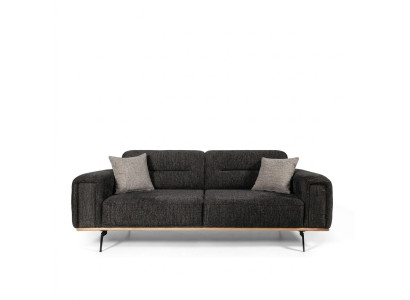 Stoffsofa Design Dreisitzer Grau Sofa 3 Sitzer Polstersofa Couch
