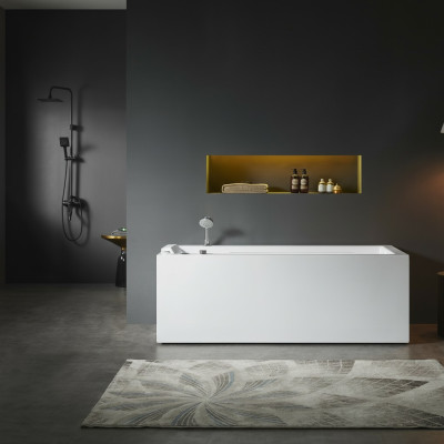 Luxus Indoor Whirlpool Badewanne Whirlwanne Home Spa Weiß Wanne Relax