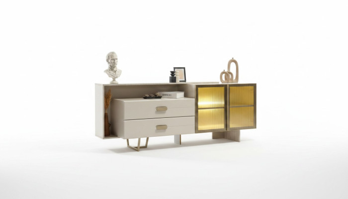 Weißes Sideboard Designer Anrichte Moderne Schränke Luxus Kommode Neu