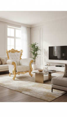 Chesterfield Sessel Weiß Couch 1 Sitzer Holz Textil Couchen Polster Neu