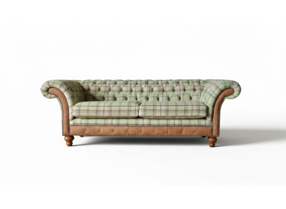 Luxuriöses Designer-Sofa im Chesterfield-Design mit drei Sitzplätzen