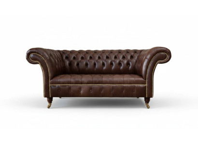 Nov oblazinjen Chesterfield dvosed
