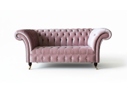 Chesterfield Zwei Sitzer 2 Sitz Couch Polster Sitz Sofa Couchen Design