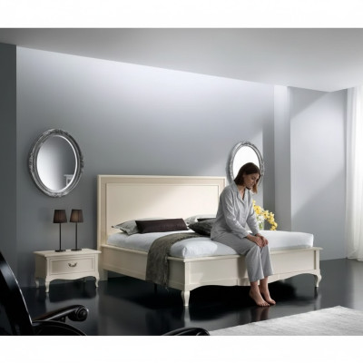 Bett 2x Nachttische 3 tlg. Schlafzimmer Set Möbel Modern Luxus Betten
