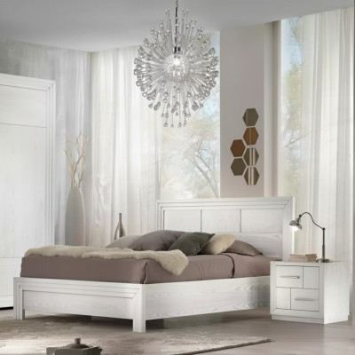 Design Schlafzimmer 3tlg. Bett 2x Nachttische Modern Luxus Set Möbel Neu