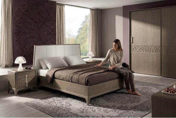 Design Schlafzimmer Sets Bett 2x Nachttische Klassischer Luxus Möbel