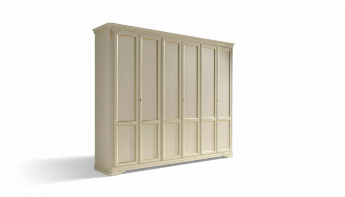 Kleiderschrank Beige Luxus Möbel Italienische Einrichtung Schlafzimmer