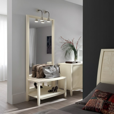 Standspiegel Design Spiegel Italienische Schlafzimmer Holz Stand Wand