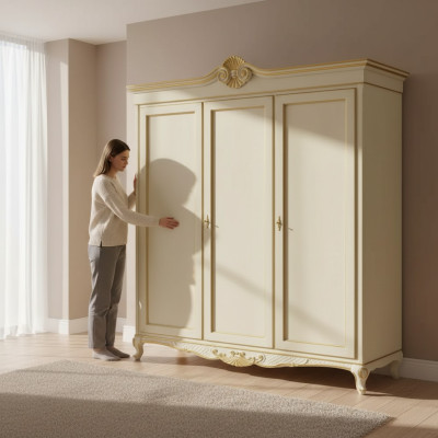 Kleiderschrank Regale Schrank Holz Schlafzimmer Garderobenschrank Neu