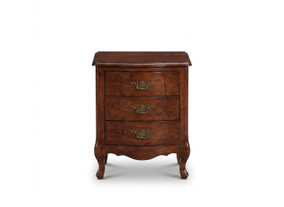 Nachttisch Luxus Holz Nachttische Tisch Konsolen Klassische Stil Braun