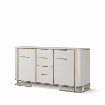 Sideboard Italienische Holz Möbel Design Luxus Weiß Kommode Schrank Neu