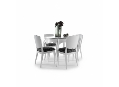 Esstisch Esszimmer Holz Weiß Rund Tisch Klassisch Italienische Möbel Tische Neu