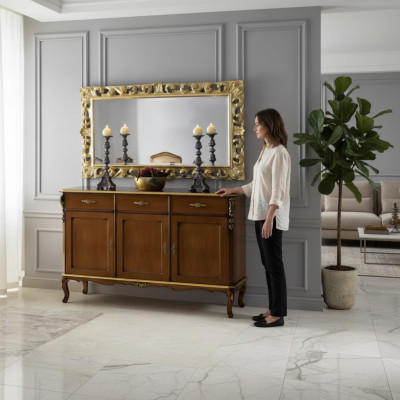 Sideboard Holz Italienische Stil Möbel Luxus Kommoden Stil Klassisch Neu