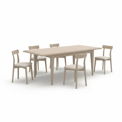 Essgarnitur Esstisch 6 x Stühle Garnitur Tisch Essgruppe 7tlg. Tisch Esszimmer