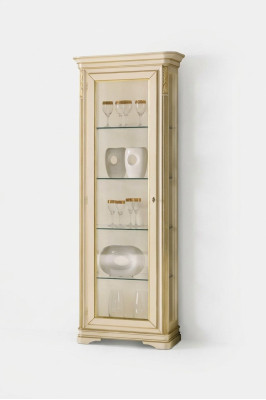 Vitrinen Wohnzimmer Beige Schränke Anrichte Vitrine Schrank Klassische