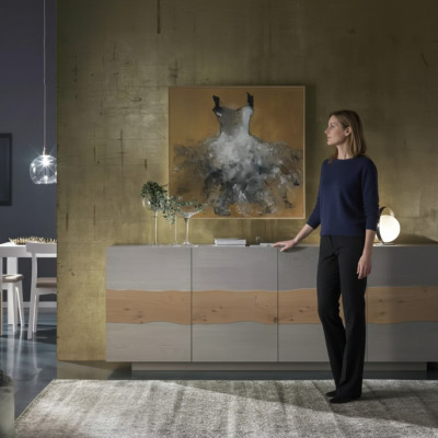 Sideboard Design Kommode Holz Schrank Kommoden Italienische Möbel Neu