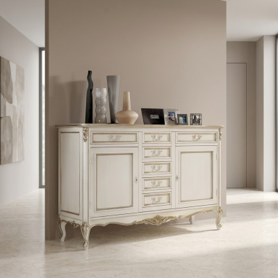Luxus Sideboard Kommode Sideboards Schrank Kommoden Weiß Anrichte Neu