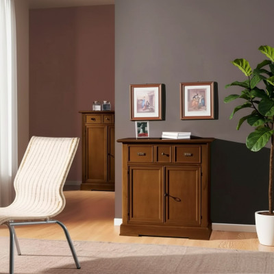 Sideboard Kommode Schrank Braun Kommoden Design Schränke Holz Neu
