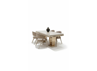 Luxuriöser 6x Stühle Klare Linien und Eleganz Ergänzung für jedesder Innenraum