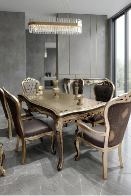 Stilvoller Esszimmer 6x stühle Esszimmer Möbel 6x Stühle 6 stabilen Stühlen