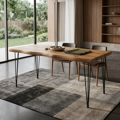Esszimmer Esstisch Luxus Möbel Holz Küchentisch neu braun Tisch modern