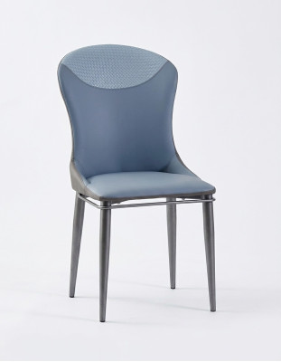 Blauer Esszimmerstuhl Ohne Arhmlehnen Holzstühle Designer Lederstühle