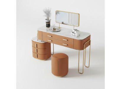 Schlafzimmer Zweifarbiger Schminktisch Frisiertisch 2x Schubladen Neu