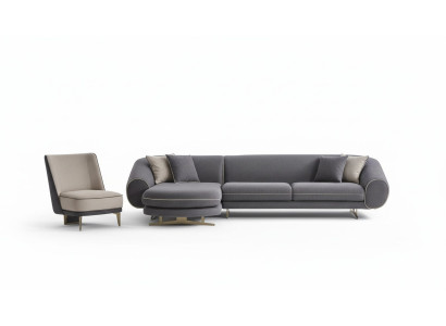 Große Wohnlandschaft Designer Couchtisch Stilvoller Beistelltisch 4tlg 