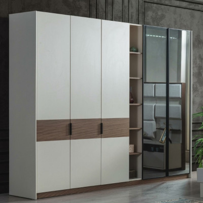 Weißer Schlafzimmer Kleiderschrank Luxus Moderner Schrank Mit Schiebtüren