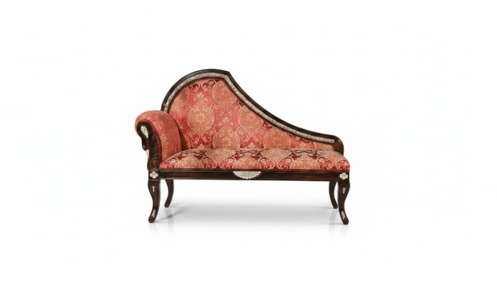 Wohnzimmer Chaiselounge Polster Stoff Textil Luxus Sitzmöbel Neu