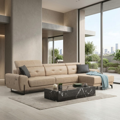 Luxus Wohnzimmer Sofa Couch L-Form Designer Möbel Modern Sitzmöbel Polstermöbel