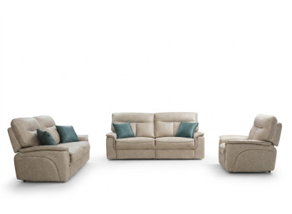 Designer Sofagarnitur Set 3 tlg Modern Polstermöbel Wohnzimmer Komplett