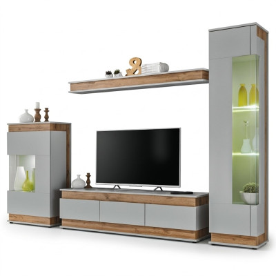Wohnzimmer Set TV Ständer Neu Regal Luxus Möbe Modern Design Wohnwand