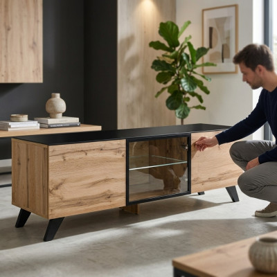 Design TV-Ständer Wohnzimmer Holzmöbel Luxus Modern Einrichtung