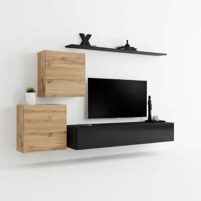 Designer Wohnwand Wohnzimmermöbel Wandregale Luxus TV Ständer Sideboard Modern